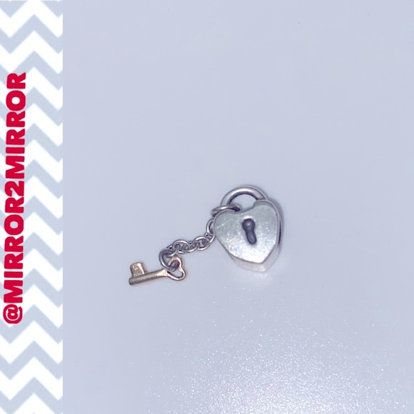 Authentic Pandora Heart Lock and Key charm - Picture 1 of 4